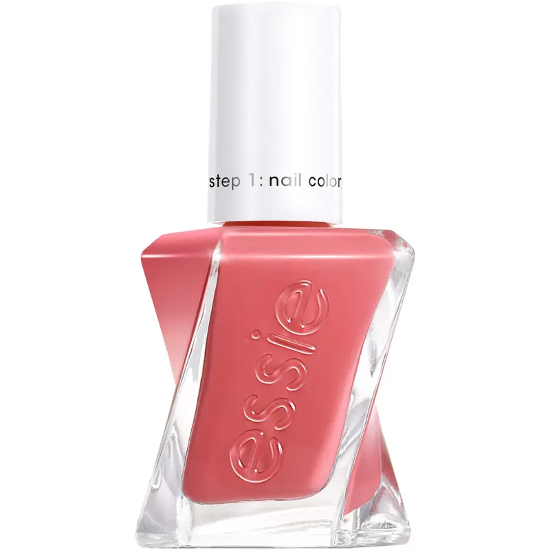 essie Gel Couture Vernis longue tenue – Couture côtière, blush corail, fini crème