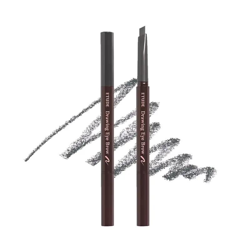 ETUDE Drawing Eye Brow – Crayon Sourcils Triangulaire Gris Foncé, Tenue Longue