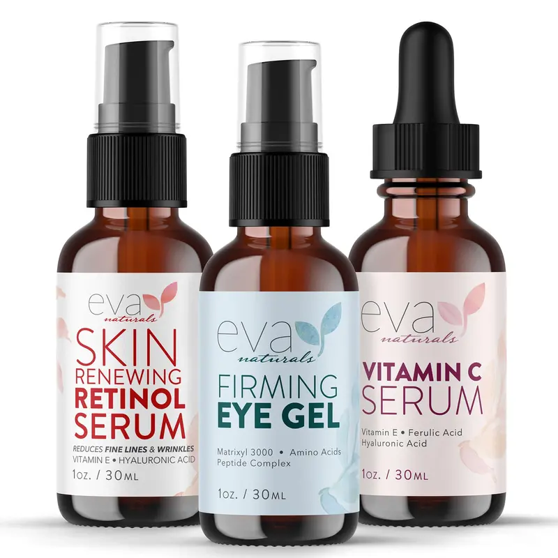 Eva Naturals Kit Sérum Visage 3-en-1