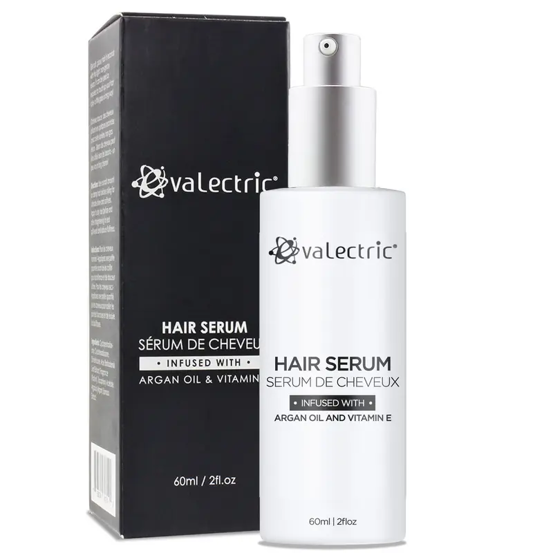 Evalectric Sérum capillaire à l'huile d'argan – pour cheveux secs et abîmés, anti-frizz, brillance & protection thermique – 60 ml