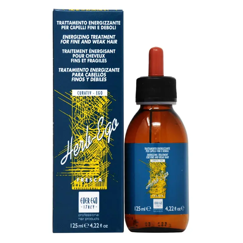 Ever Ego Herb-Ego Fresca – Lotion Traitement Énergisant pour le Cuir Chevelu, 125 ml