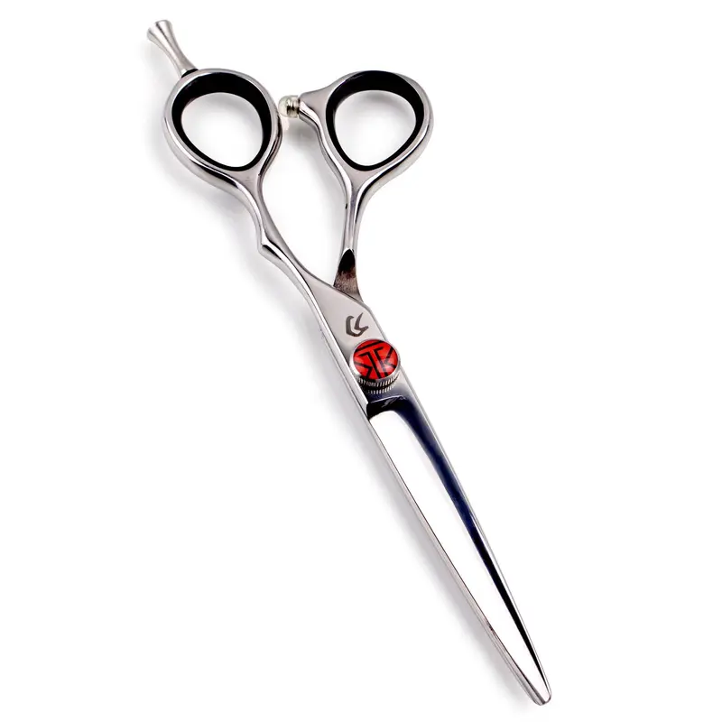 Everlong Tokko Katana Classic — Ciseaux professionnels 6,5 pouces en acier japonais 440C, avec vis d'ajustement et étui cuir