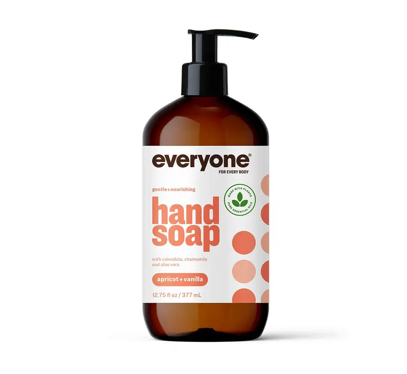 Everyone for Every Body – Savon pour les mains Abricot et Vanille, 375 ml – Emballage variable