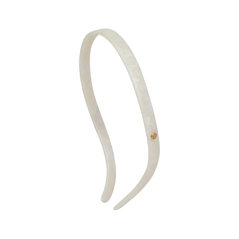 EVITA PERONI Bandeau Cheveux pour Lunettes – Confort Sans Pression, Léger et Anti-Dérapant – Blanc