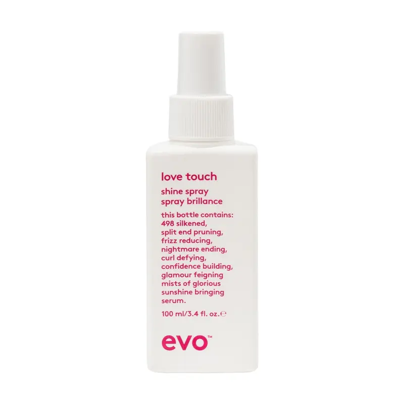EVO Love Touch Shine Spray – Spray coiffant ultra léger pour une brillance éclatante (100 ml)