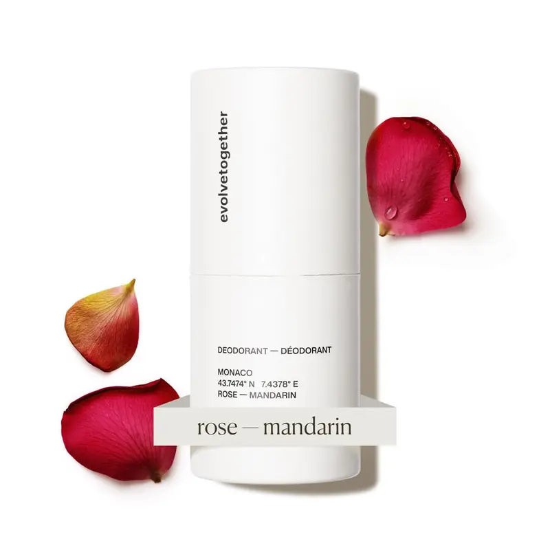 Évolvetogether Déodorant Naturel Sans Aluminium – Mandarin, Oud & Patchouli | Vegan, Cruelty-Free, Sans Bicarbonate | Fabriqué aux États-Unis (Monaco) • 1,69 oz (48 g)