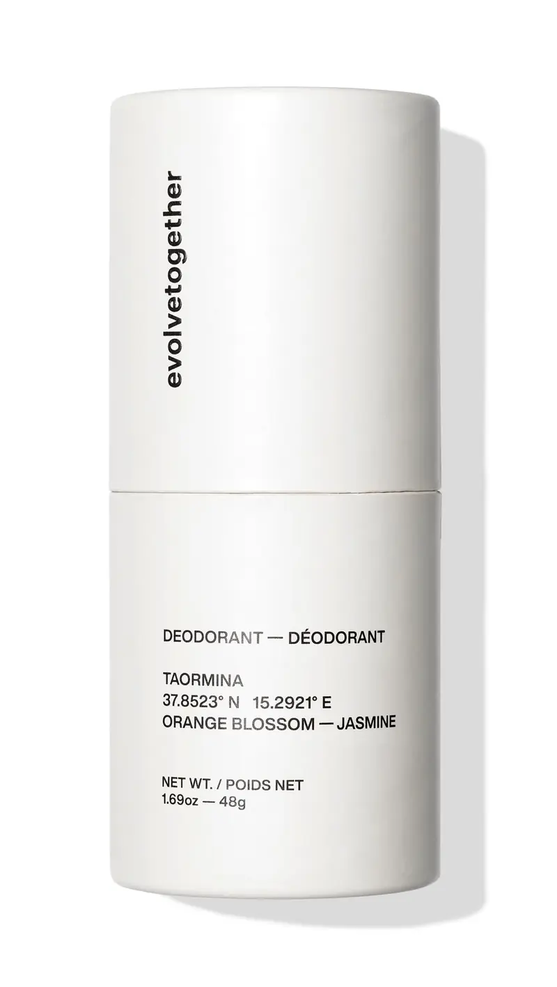 evolvetogether Déodorant Naturel Sans Aluminium – Orange Blossom & Jasmine | Vegan, Cruelty-Free | Taormina, États‑Unis 1,69 oz