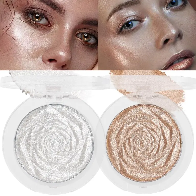 evpct Palette Illuminateur Perle Blanche et Or Champagne – Luminaires Visage et Corps