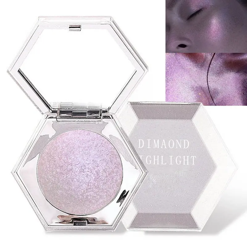 evpct Pink Mermaid Palette illuminateurs holographiques – visage, blush et bronzer iridescents 02