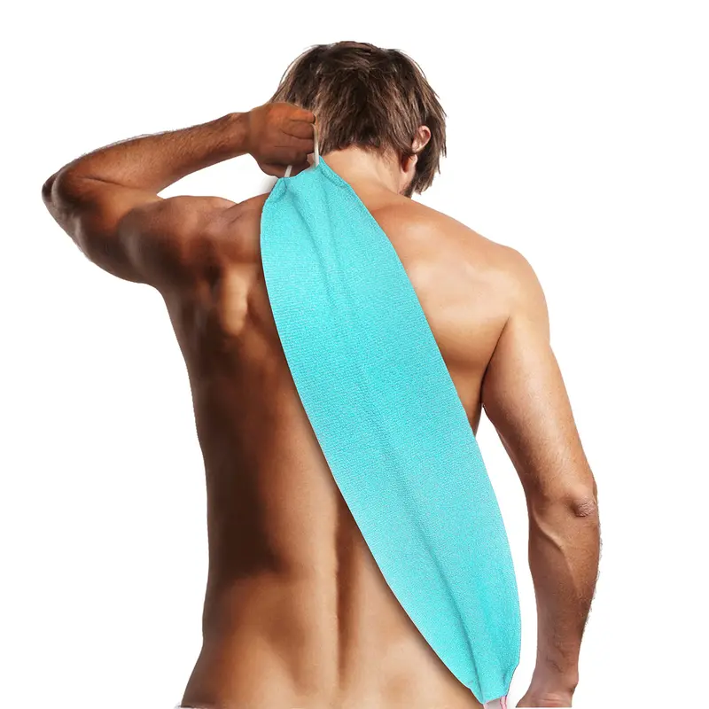Evridwear Brosse Dos Exfoliante Double Face avec Poignées – Douche Angel Blue
