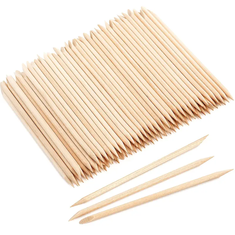 EWVVSS – 600 Bâtons Orange 11,4 cm Double Face pour Cuticule et Ongles
