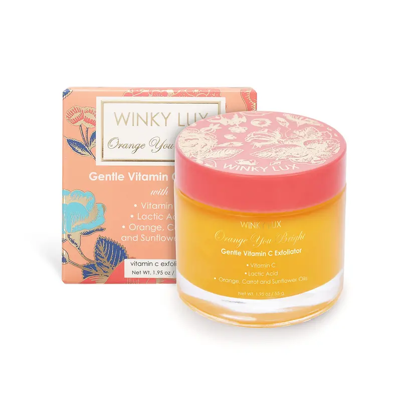 Exfoliant Orange You Bright de Winky Lux – Vitamine C et Acide Lactique, Éclat et Texture Lisse