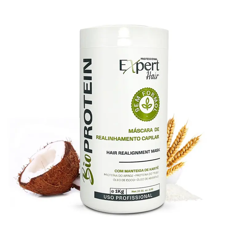 Expert Hair Bio Protein Botox – Soin capillaire lissant sans formaldéhyde, 1 kg
