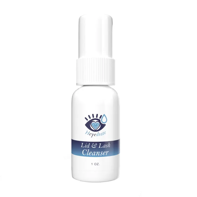 Eye Love Nettoyant paupières et cils – flacon 1 oz – spray HOCl pur pour apaiser l'irritation oculaire – nettoyage quotidien
