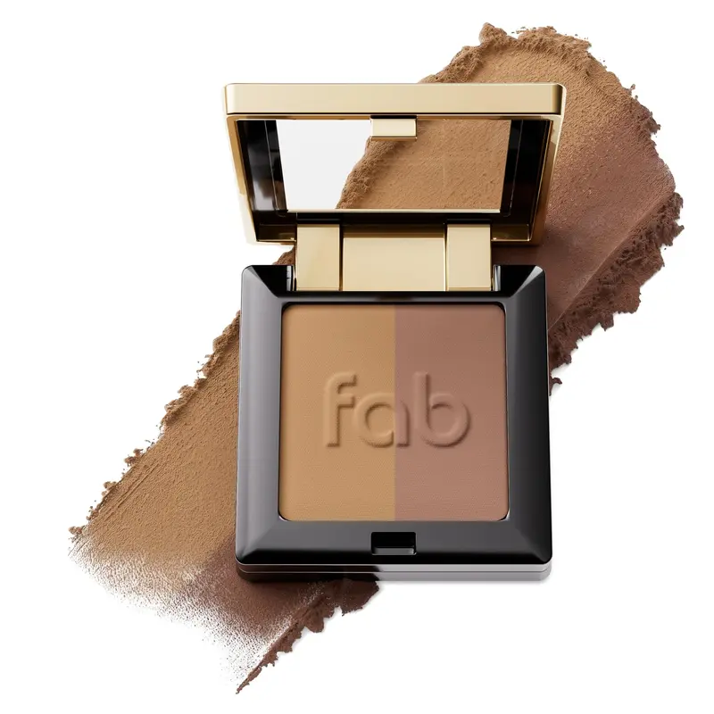 Fab Brows Lux Kit Refill Poudre Sourcils — Définition naturelle légère brun clair, en déplacement
