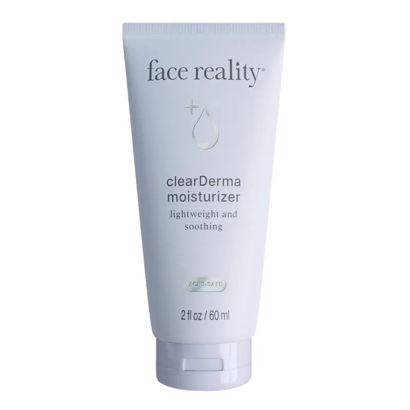 FACE REALITY SKINCARE Clearderma Hydratant Léger – Soin Antioxydant pour Peau Normale à Grasse