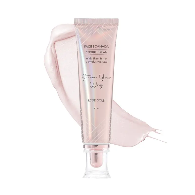 FACESCANADA Strobe Cream - Rose Gold | Hydratation et Éclat | 30 ml