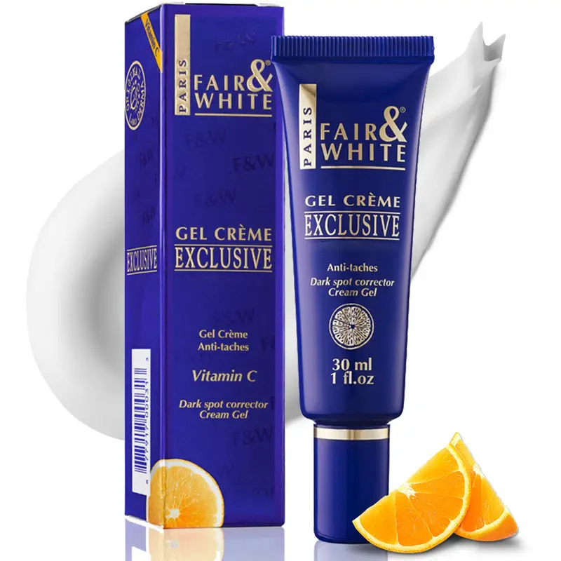 FAIR & WHITE Exclusive Gel-Crème Éclaircissant – 30 ml, hydratation intense et éclaircissement potentiel des taches