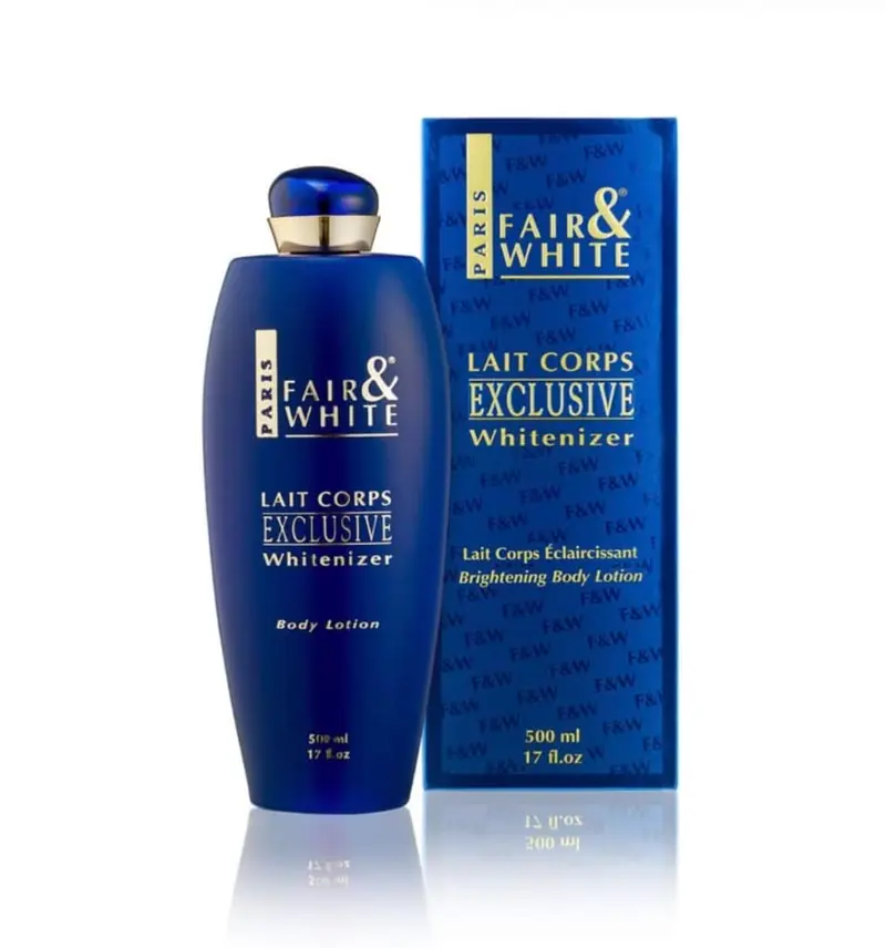 FAIR & WHITE Lait Corps Exclusive – Lait Hydratant Éclaircissant 500 ml