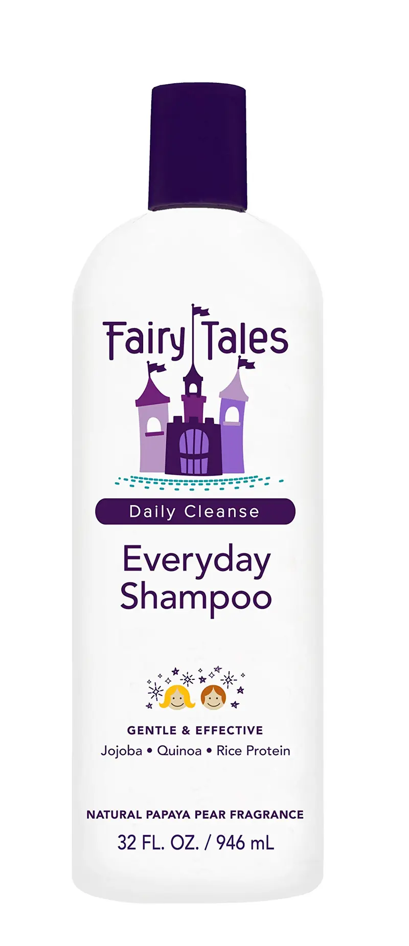 Fairy Tales Daily Cleanse Shampoing Quotidien Enfant - Doux et Naturel, Sans Sulfates - 946 ml