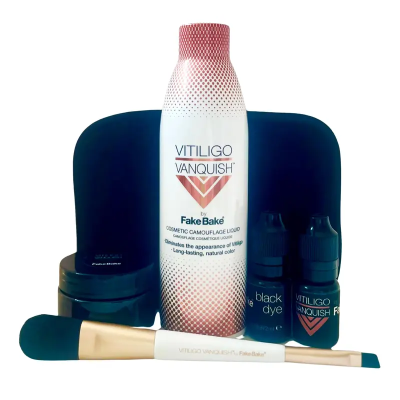 Fake Bake Vitiligo Vanquish – Kit camouflage cosmétique, couleur naturelle durable
