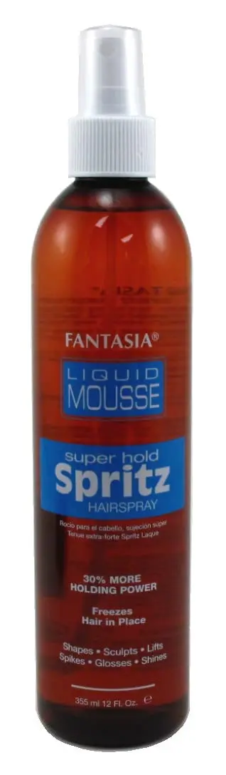 Fantasia Spritz Mousse Liquide – Lot de 2, 12oz (354ml) – Brillance, Volume et Maniabilité