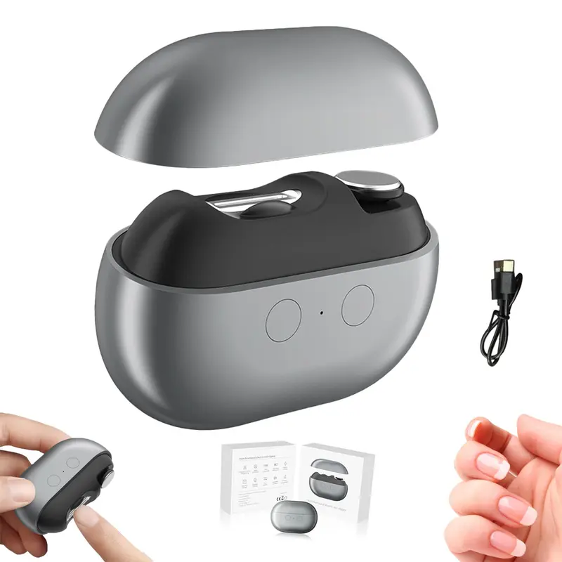 Fanyil Easyclip – Coupe-ongles électrique 3 en 1 avec lumière LED
