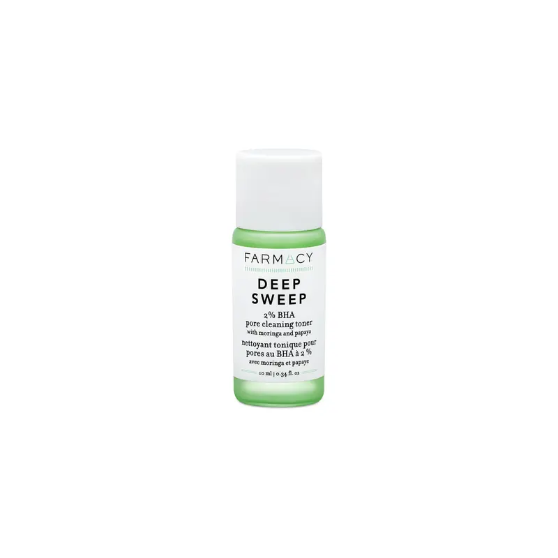 Farmacy Deep Sweep 2% BHA Tonique Visage – Exfoliant liquide purifiant pour pores nets (10 ml)