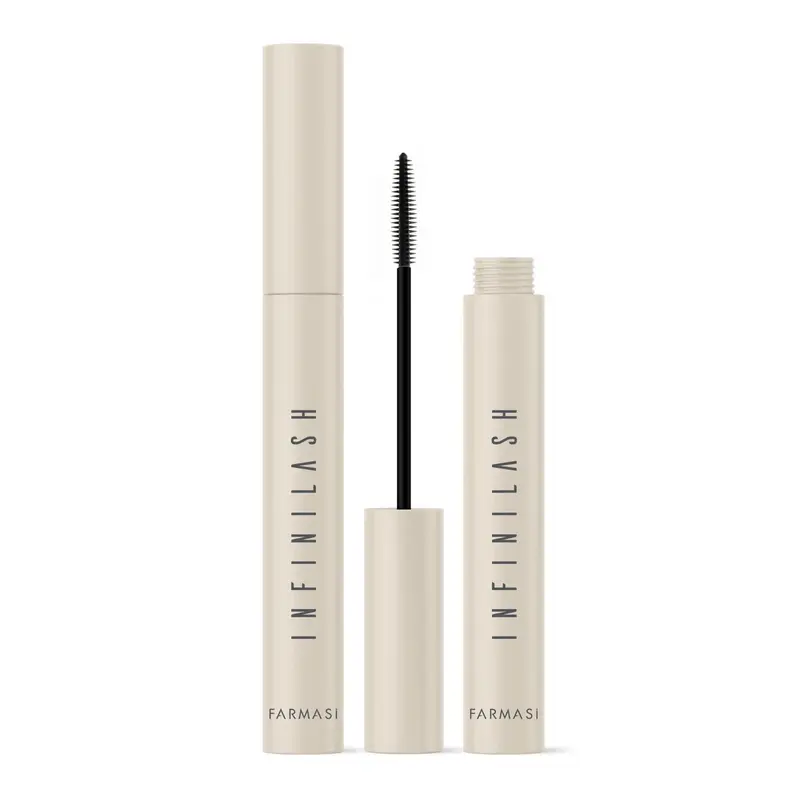 FARMASi Infinilash Mascara – Longueur & Volume, Brosse Twin-Vortex en Silicone, Définition et Finition Noir Ultra