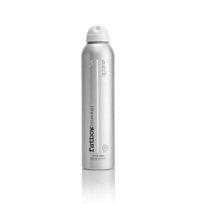 Fatboy Hair Tousle & Go – Brume texture légère avec Aloe Vera et Extrait de graines de tournesol, volume et fini décontracté