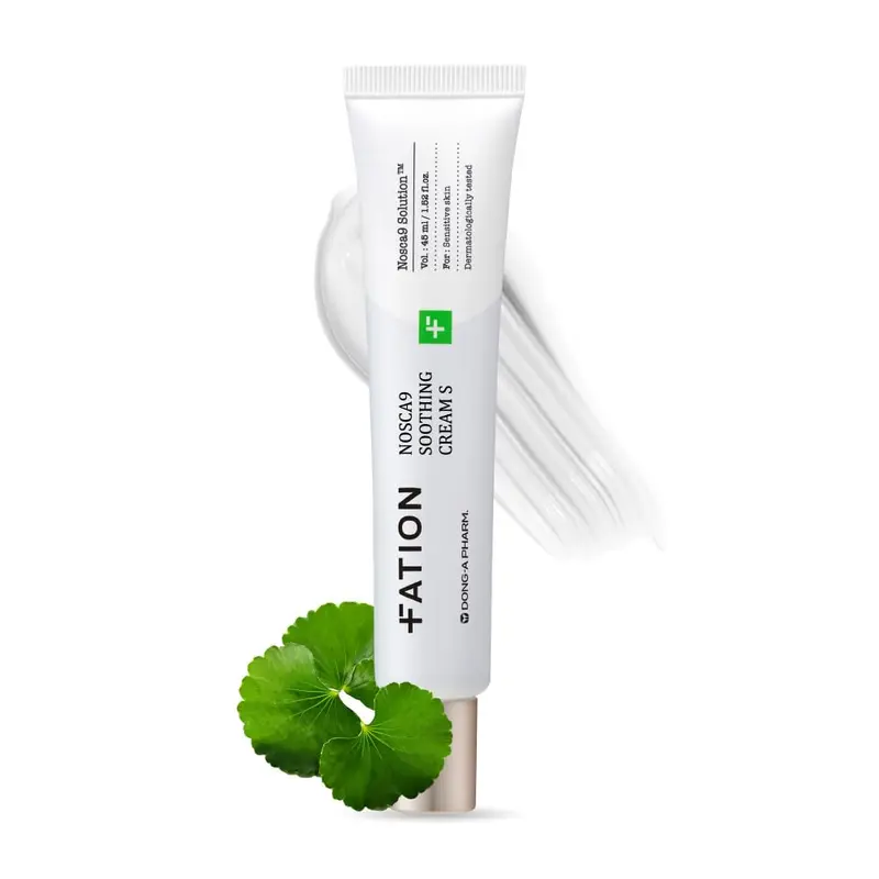 Fation NOSCA9 Crème Apaisante S – Barrière 5 Céramides & Cica Vivant Frais, Soin Coréen pour Peaux Sensibles