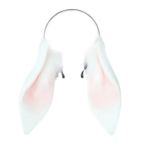 Faylay – Bandeau Oreilles Lapin en Fausse Fourrure pour Femmes, Cosplay et Fêtes