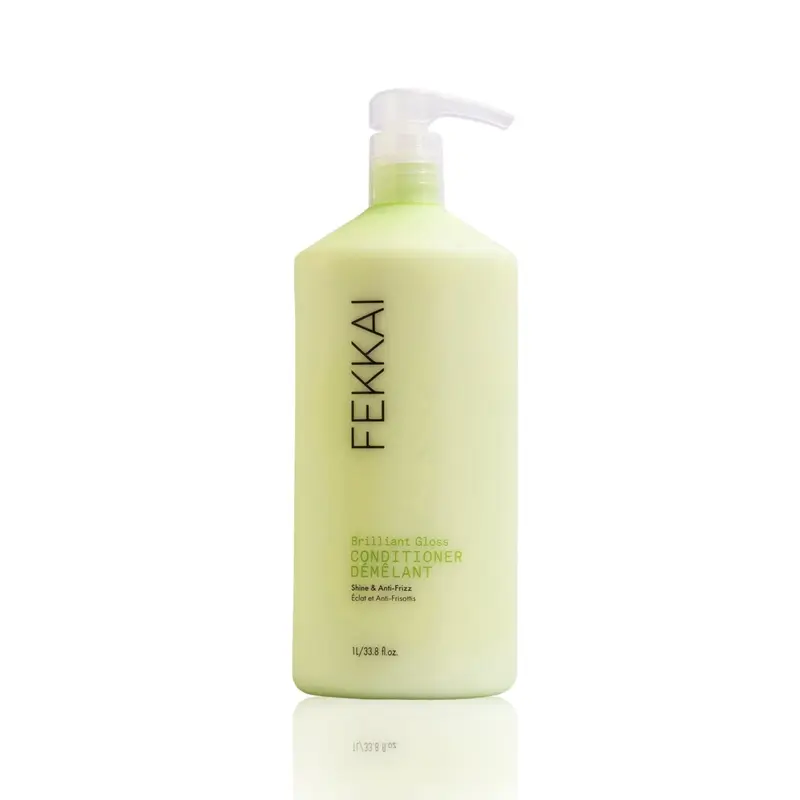 FEKKAI Conditionneur Brillance – 1 L, Sans sulfates, parabènes et phtalates • Végan • Sans cruauté animale