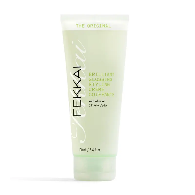 FEKKAI Crème Originale Brillance – Coiffage éclatant, sans sulfates, vegan, 3,4 oz (100 ml)