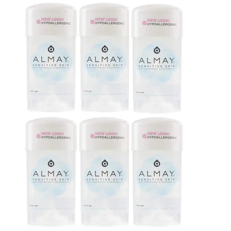 FF Almay Gel Clair Sans Parfum – Peaux Sensibles, 2,25 oz, Pack de 6