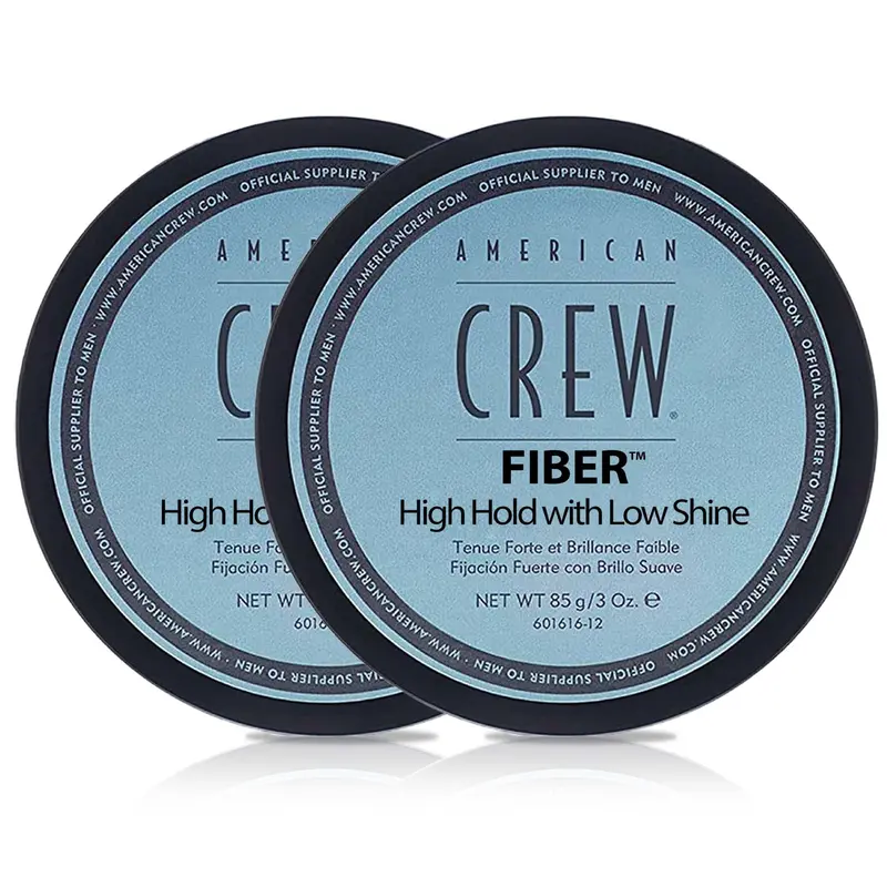 Fibres capillaires American Crew pour hommes – Tenue forte, fini mat, ensemble de 2 flacons de 90 ml