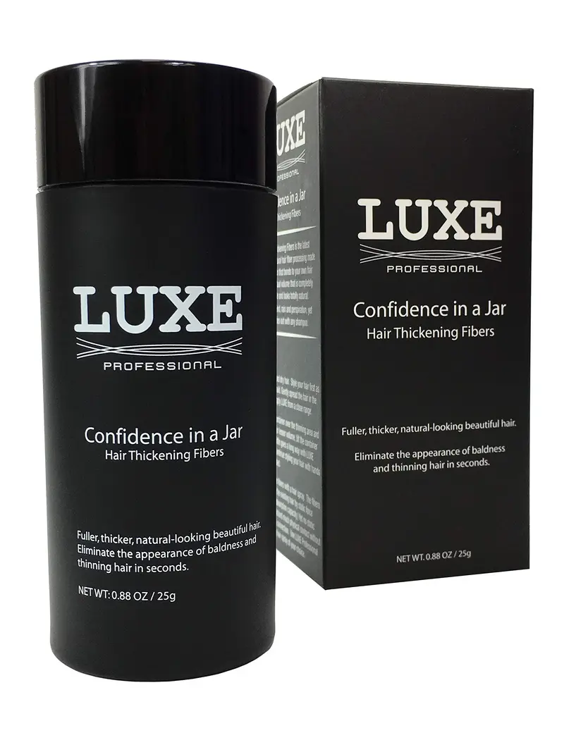 Fibres capillaires LUXE Professional – Fibres épaississantes, Confiance en un pot