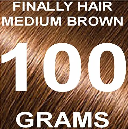 Finally Hair Fibre Capillaire Refill 100 g – Teinte Marron Moyen