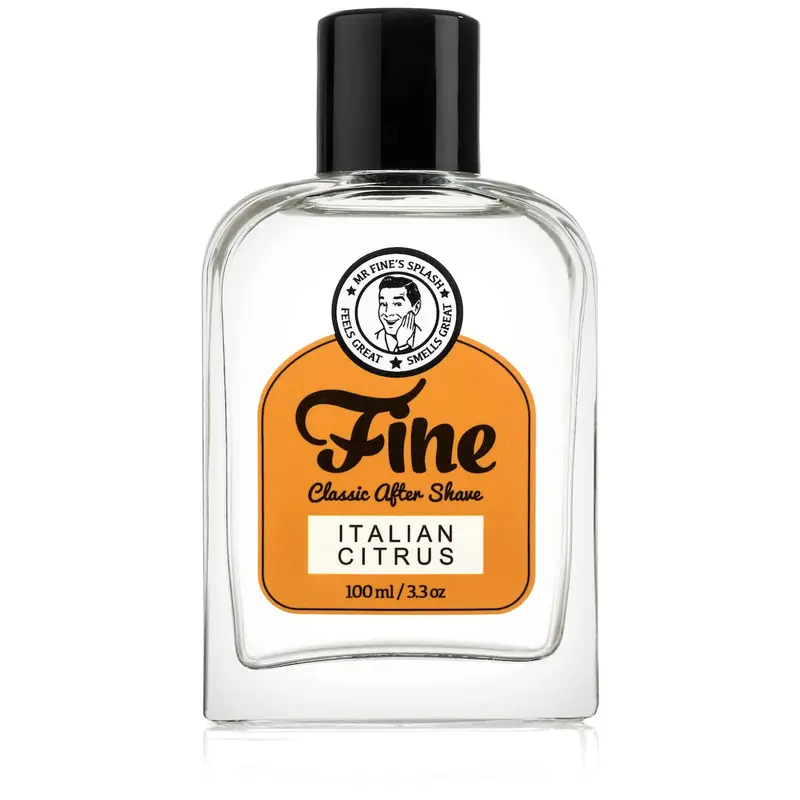Fine Après-Rasage Masculin – Parfum Agrumes Italien, Apaisant et Tonifiant, 100 ml