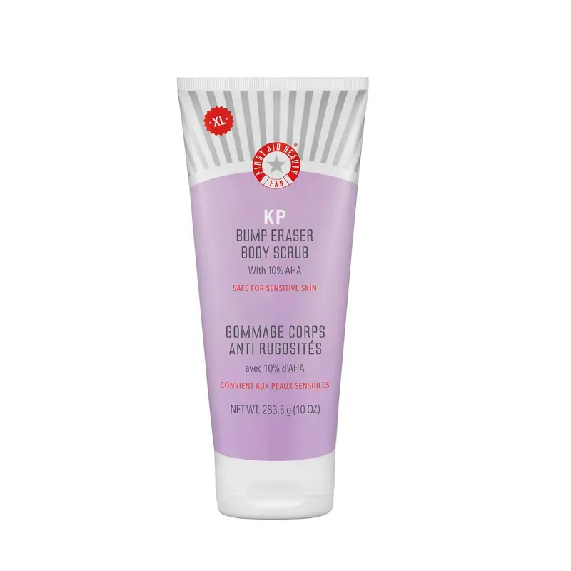 First Aid Beauty KP Bump Eraser Gommage Corps – 10% AHA ( Glycolique & Lactique ), 10 oz