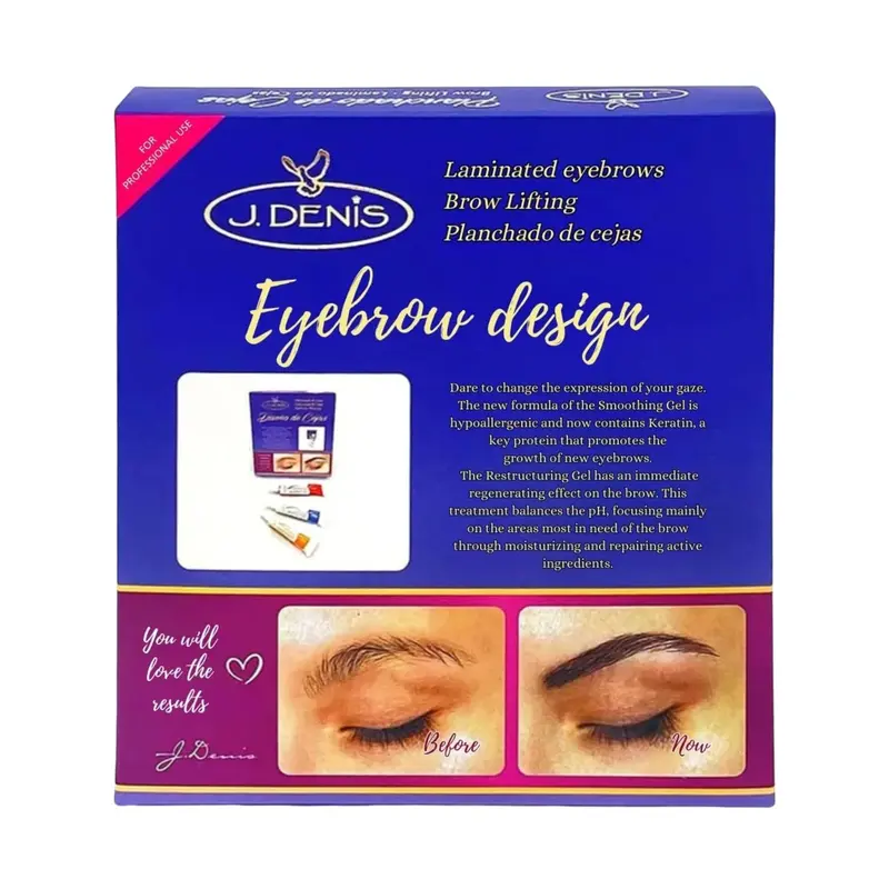 Five Brothers Products – Kit J. Denis Lamination pour Sourcils Professionnels avec Crayon et Colle