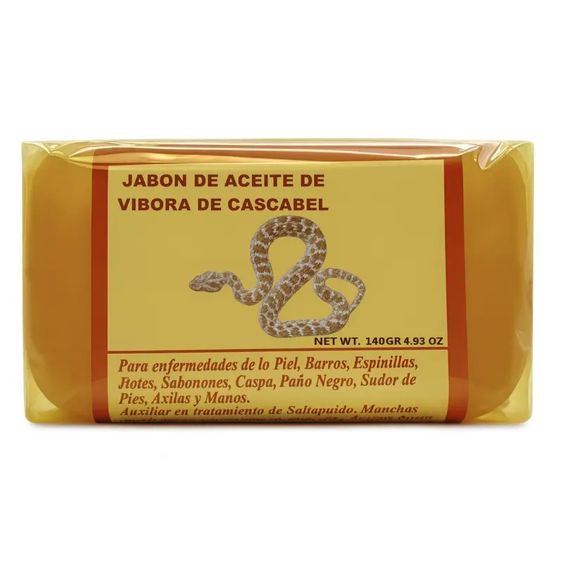 Five Brothers – Savon Cascabel traditionnel mexicain – Soin naturel pour la peau (140 g)