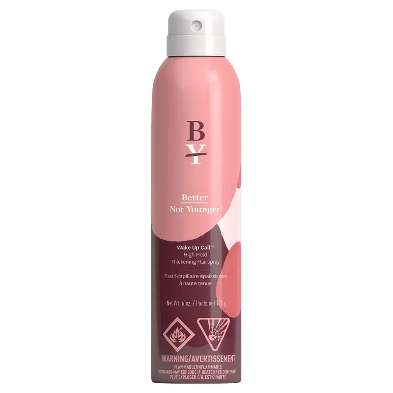 Fixatif épaississant Better Not Younger – Biotine & Bambou – Volume instantané et tenue flexible – Pour cheveux fins – 177 ml