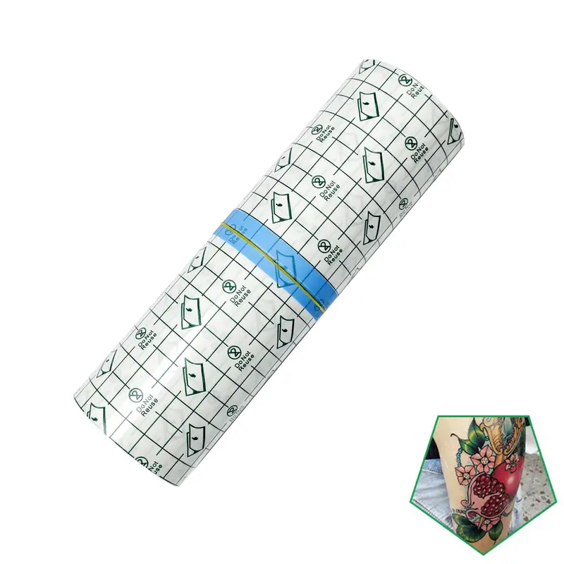 Flatoedu Bandage Tatouage – Film Transparent Étanche pour Soins Initiaux et Protection de la Peau