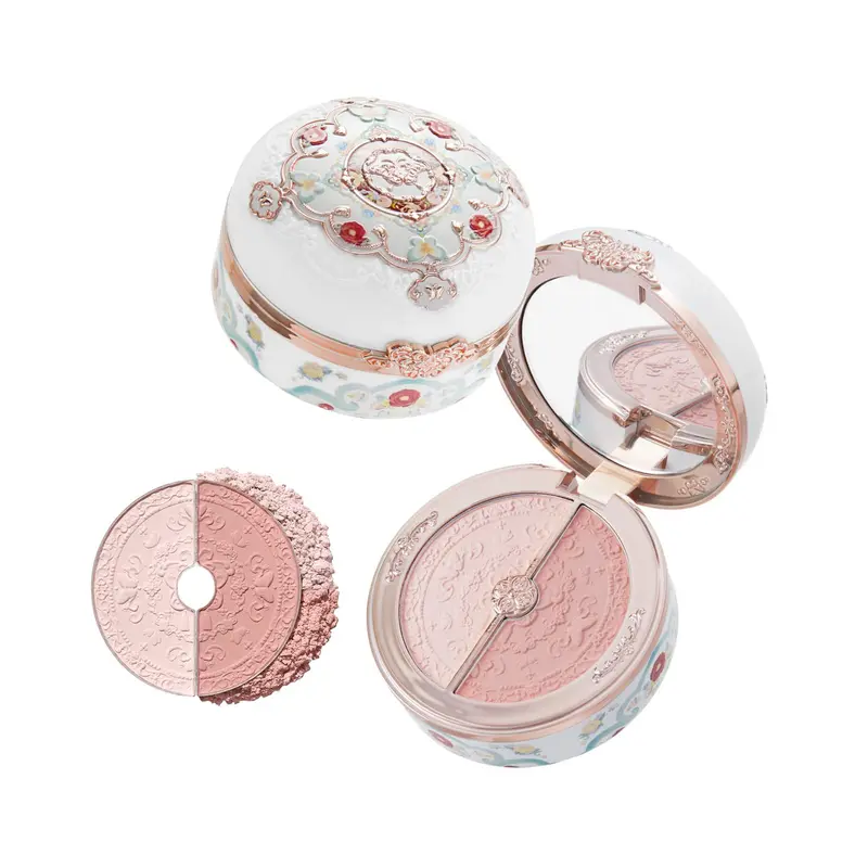Flower Knows Collier Nuage Papillon – Duo Blush Pêche & Rose, 01 Rouge Snow