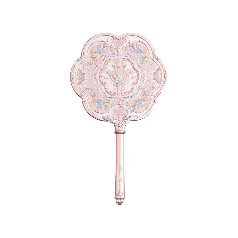 Flower Knows Miroir-de-Poche Papillon-Nuage Design-Chinois Vintage Lotus-Rose