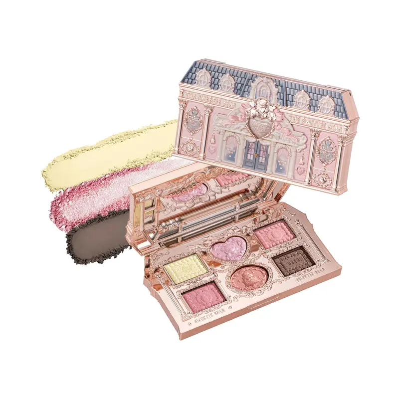 Flower Knows The Sweetie Bear Palette – 6 teintes matte et 2 scintillantes, 02 Strawberry Milk