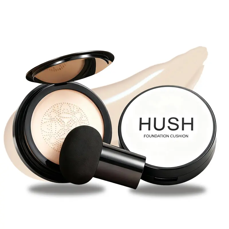 Fond de Teint Cushion pour Peau Mature — Teinte ivoire, peau claire | Hush Makeup