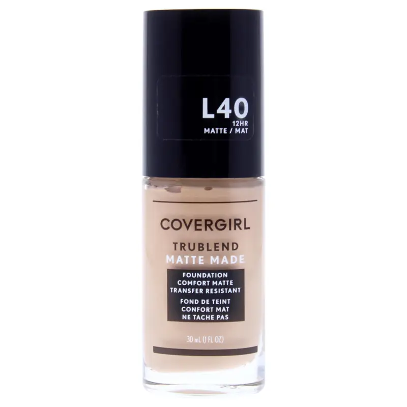 Fond de teint liquide COVERGIRL TruBlend Matte Made – Teinte Ivoire Classique, 1 fl oz