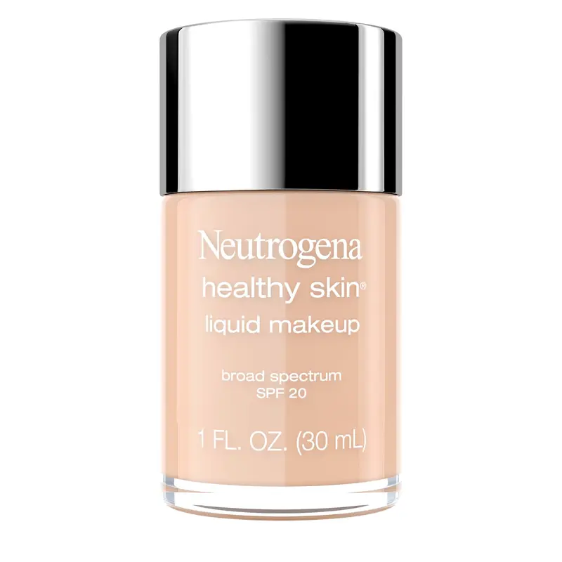 Fond de Teint Liquide Neutrogena Healthy Skin – SPF 20, Couvrance Moyenne, Pro‑Vitamine B5, 1 oz